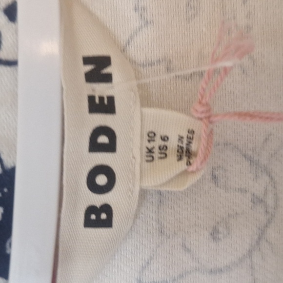 Boden Brushed Cotton Pyjama Shirt Cat Print Size M NWT - Picture 5 of 11